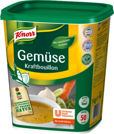 1 kg Ds. Gemüse-Kraftbouillon o.d.Z., m. Suppengrün KNORR 0468