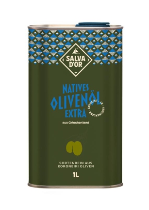 1 Lt. Ds. Natives Olivenöl extra Griechenland SALVA DOR 23600014