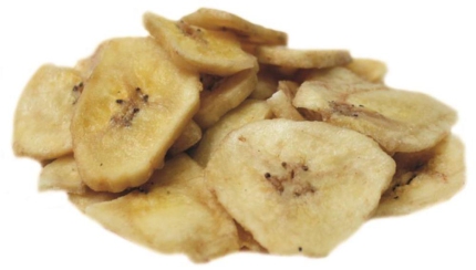 1 kg Bt. Bananenchips geröstet ungeschwefelt aus ökol. Anbau