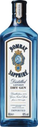 1,0 Lt. Fl. Bombay Sapphire Gin 40% vol. Großflasche