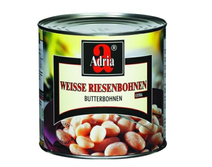 2650 ml Ds. Weisse Riesenbohnen "ADRIA" EW 1,5 kg