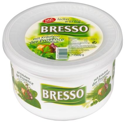 D Bresso Kräuter Topf 60% 1,5 kg Frischkäse-Zubereitung