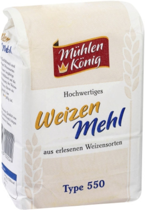 10x1 kg Pa. Weizenmehl Type 550 FRIE 211006