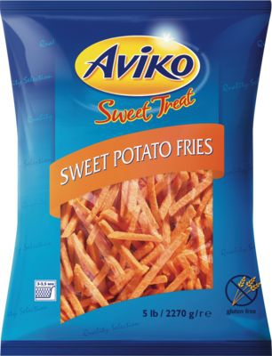 2270 g Bt. SWEET POTATO FRIES TK (Süßkartoffelpommes) AVIKO 805140