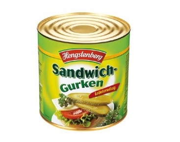 2650 ml Ds. Sandwich-Gurken HENGSTENBERG