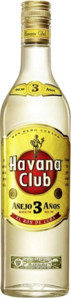 1,0 Lt. Fl. Havana Club 3 Jahre "weiss" Rum 40% vol.