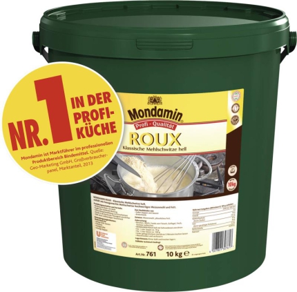 10 kg Ei. ROUX hell Klassische Mehlschwitze