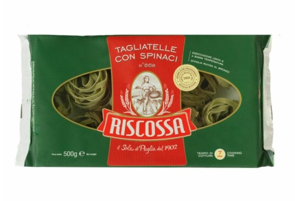 500 g Sc. Tagliatelle verdi (grün) PASTA RISCOSSA