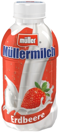 0,4 Lt. Fl. Müllermilch Erdbeere