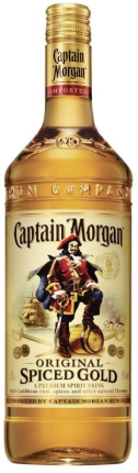 1,0 Lt. Fl. Captain Morgan Spiced Gold 35% vol. Großflasche