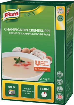 2,7 kg Pa. Champignon-Cremesuppe o.d.Z KNORR 0375