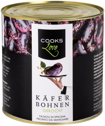 2650 ml Ds. Käferbohnen gekocht Cooks Love ATG 1800 g