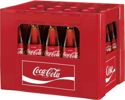 20x0,5 Lt. MW-Glasfl. Coca Cola
