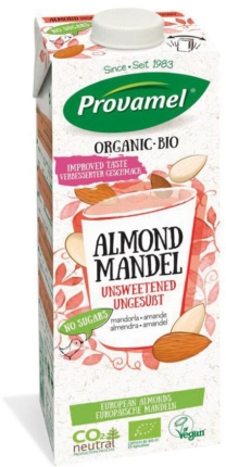 8x1 Lt. Pa. Mandeldrink ungesüsst Provamel - BIO-Qualität -