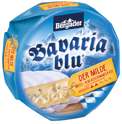 350 g St. Bavaria blu 70% Der Cremige Minilaib BERGADER