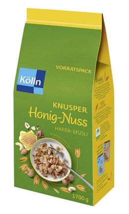 1,7 kg Bt. Kölln Müsli Honig-Nuss