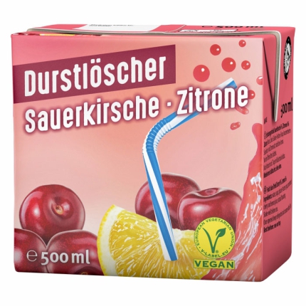 0,5 Lt. Pa. Durstlöscher KIZI Sauerkirsche-Zitrone