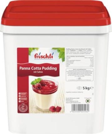 5 kg Ei. Panna Cotta Pudding mit Sahne FRISCHLI