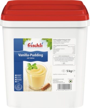 5 kg Ei. Vanilla-Pudding mit Sahne FRISCHLI