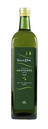 1 Lt. Fl. Natives Olivenöl extra SALVA DOR Premium Cuvée,