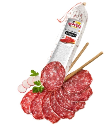 Spanische Serranosalami luftgetrocknet Salchichon