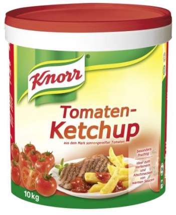 10 kg Ei. Tomaten-Ketchup KNORR ohne Laktose