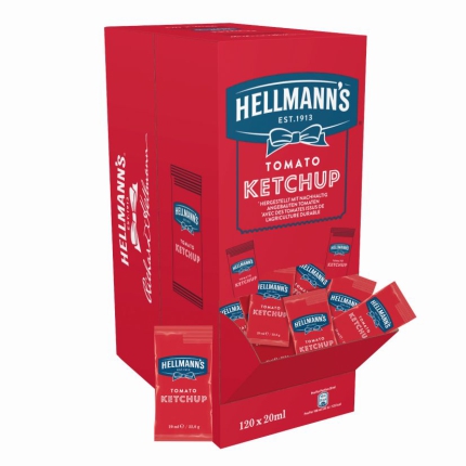 120x20 ml Hellmanns Ketchup portioniert K 99639