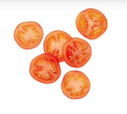 Tomaten Scheiben 5 mm KUGLER 900 g Schale (65-80 Scheiben)