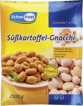 2,5 kg Bt. Süßkartoffel-Gnocchi SCHNEFROST 5125