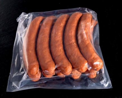 Käsekrainer im Schweinedarm Stück ca. 100 g, Packung ca. 1 kg