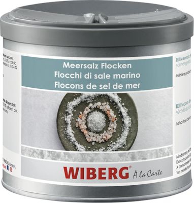 470 ml Ds. Meersalz Flocken sonnengetrocknet, unjodiert WIBERG