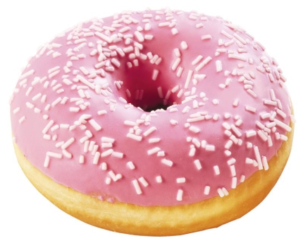 4x12x55 g B&B Pinky Donut TK gebacken BB 00450