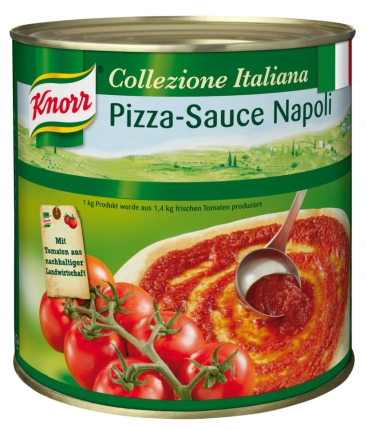 2,6 kg Ds. KNORR Pizza-Sauce Napoli LU 0344
