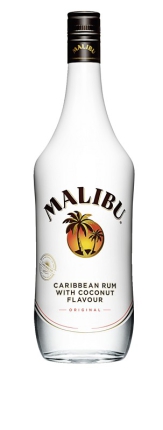 1,0 Lt. Fl. Malibu 18% vol. Großflasche