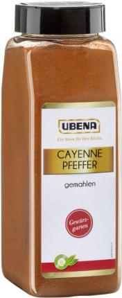 450 g Ds. Cayenne Pfeffer gemahlen UBENA