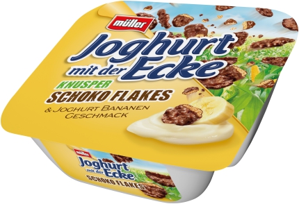 150 g Be. Müller Knusperjoghurt Banane/Schokoflakes