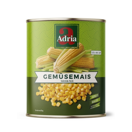 850 ml Ds. Gemüsemais "ADRIA"