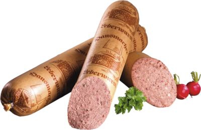 Hausmacher Leberwurst grob SB Kal. 60, Stückgewicht ca. 1 kg