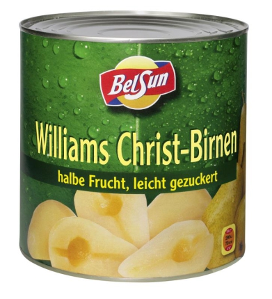 3/1 Ds. Williams Christ Birnen 1/2 Frucht, ATG 1435 g
