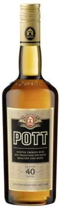 0,7 Lt. Fl. Pott Rum 40% vol.
