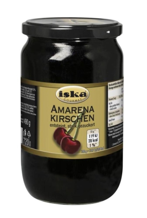 720 ml Gl. Amarena-Kirschen ISKA