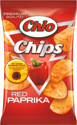 12x50 g Bt. Chio Chips Red Paprika