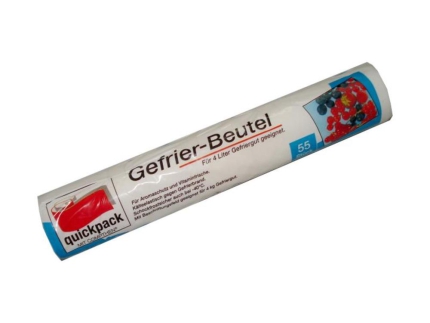 Gefrierbeutelrolle 25x40cm 4Ltr QP 55 Stück/Rolle