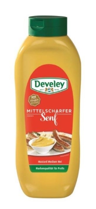 875 ml Fl. Senf mittelscharf DEVELEY