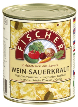 850 ml Ds. Weinsauerkraut ATG 770 g