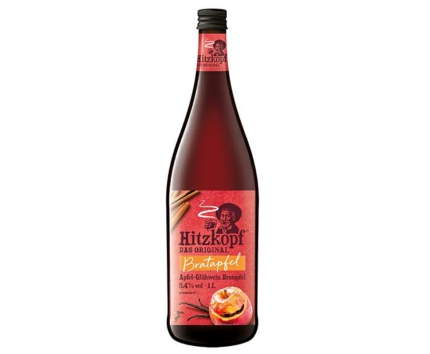 1 Lt. Fl. Hitzkopf Bratapfel Glühwein 5,4% vol.