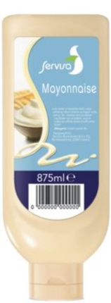875 ml Fl. Servisa Mayonnaise 80% ohne Konservierungsstoffe