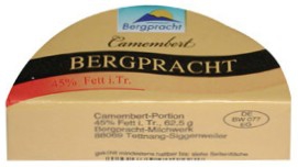 24x62,5 g Halbmond-Camembert 45% Bergpracht