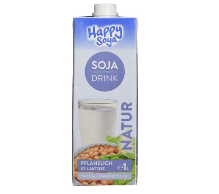 10x1 Lt. Pa. Happy Soya Sojadrink Natur mit Calcium (laktosefrei)