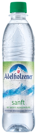 0,5 Lt. MW-PET Mineralwasser Sanft Adelholzener